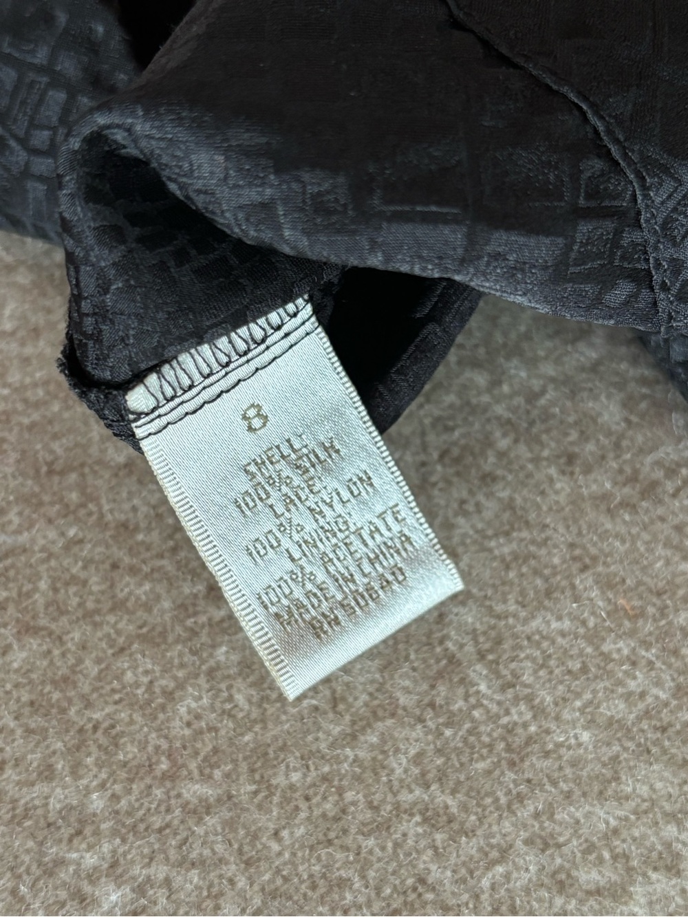 Vintage Silk Cocktail Dress - Picture 4 of 9